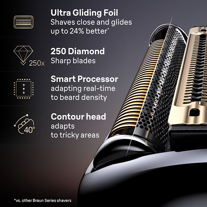 Braun NEVO 11000c Silver Men's Electric Shaver with World's 1st AeroTouch Tech