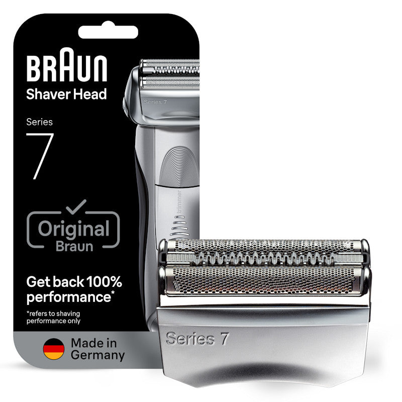 Braun Electric Shaver Head Replacement Part 70s Silver Compatible with Legacy Series 7 Electric Razors for Men
