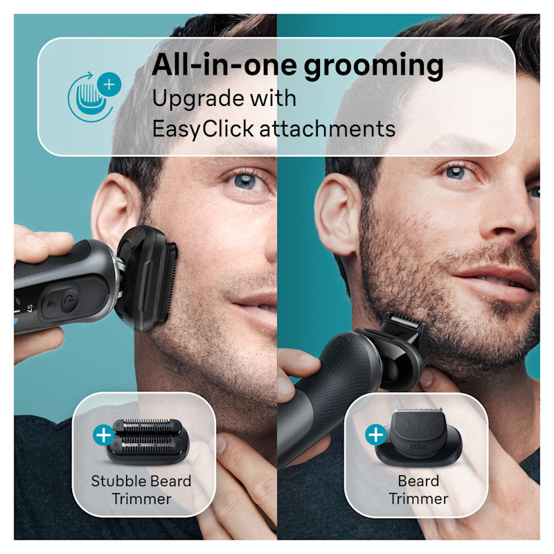 Series 7 Electric Shaver with SmartCare Center Stubbler Trimmer 7185cc