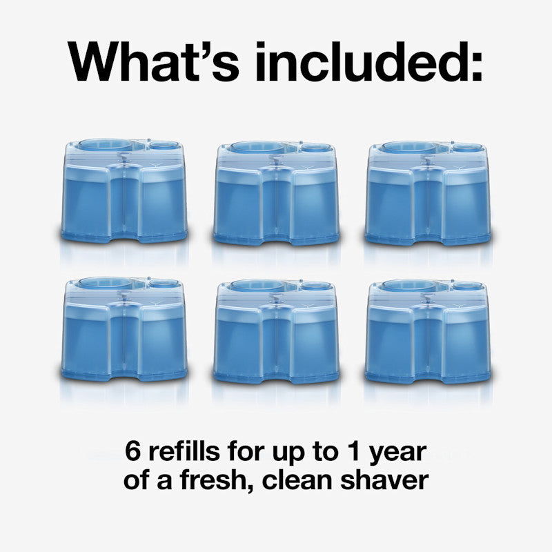 Braun Clean & Renew Refill Cartridges 6 Pack