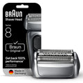 Braun Electric Shaver Head Replacement Part 83m Silver Compatible with Series 8 Electric Razors for Men
