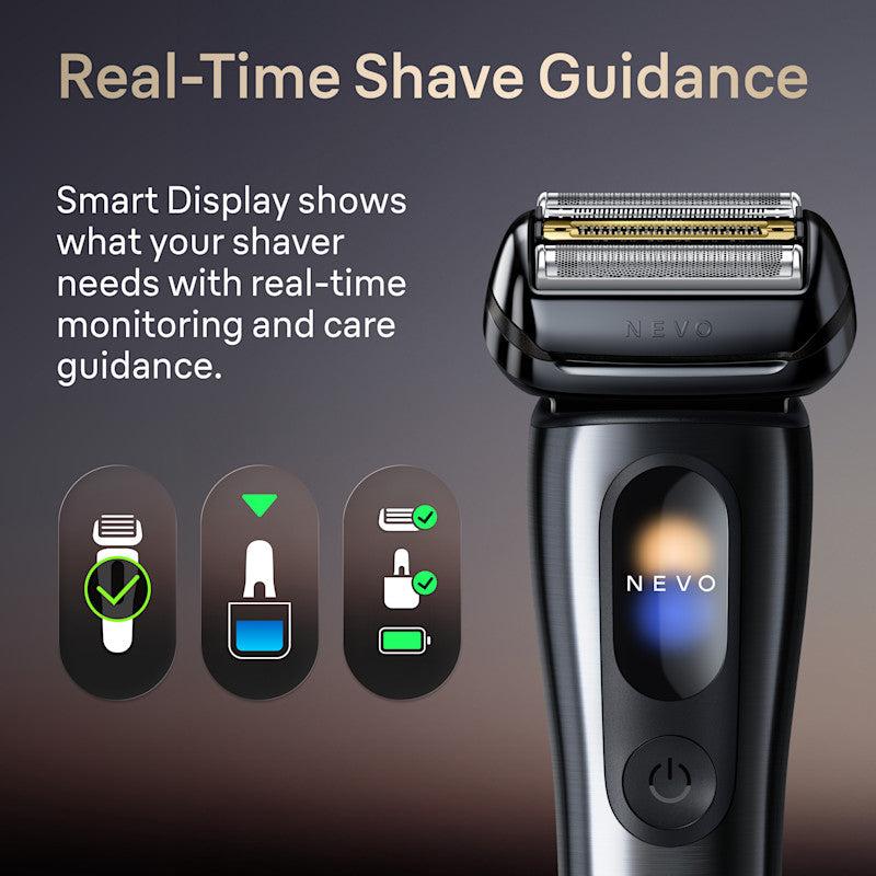Braun NEVO 11000c Silver Men's Electric Shaver with World's 1st AeroTouch Tech