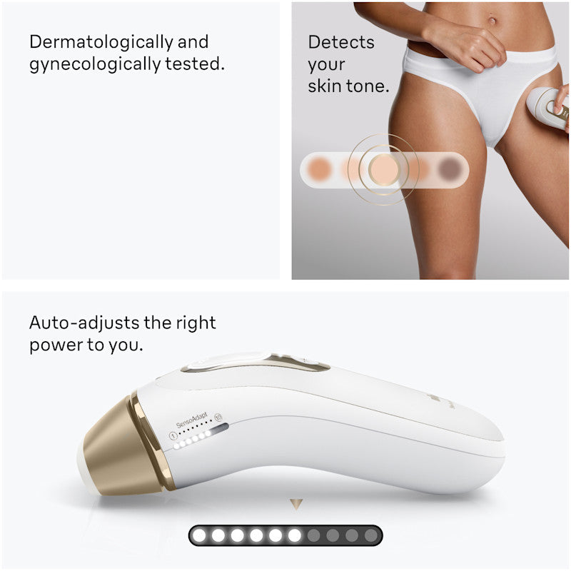Braun Silk·expert Pro 5 IPL: Alternative to Laser Hair Removal with 2 Caps and Leather Pouch PL5157