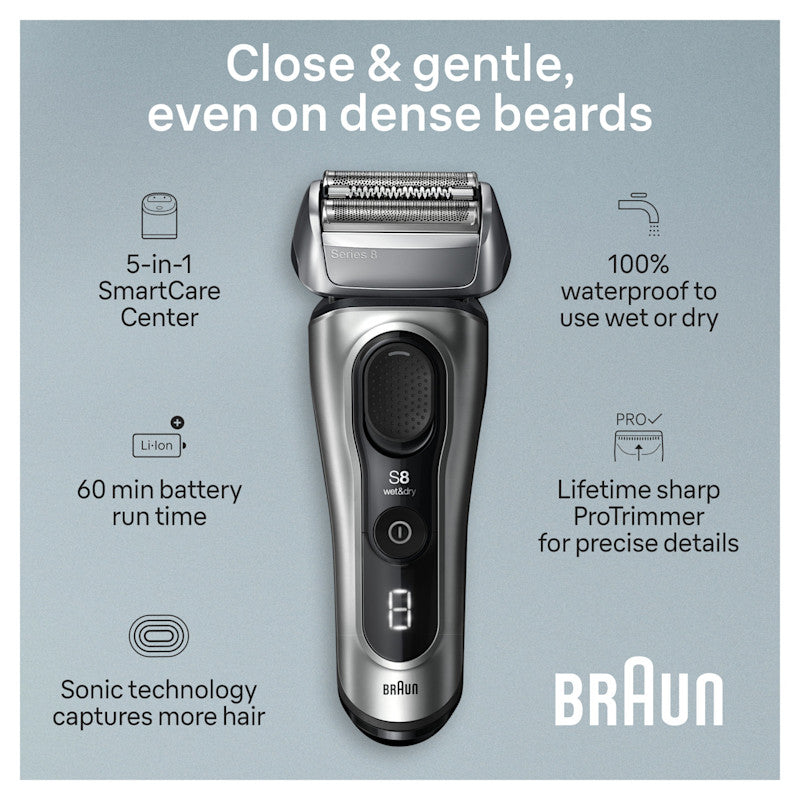 Series 8 Electric Shaver with 5-in-1 SmartCare Center 8567cc