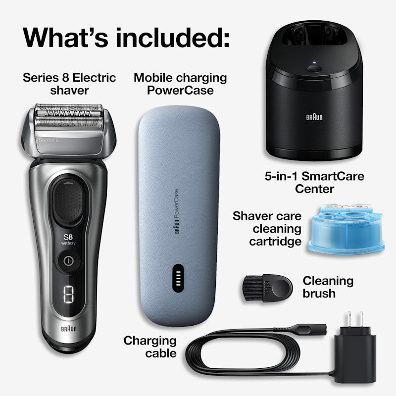 Series 8 Electric Shaver with PowerCase and 5-in-1 SmartCare Center 8577cc