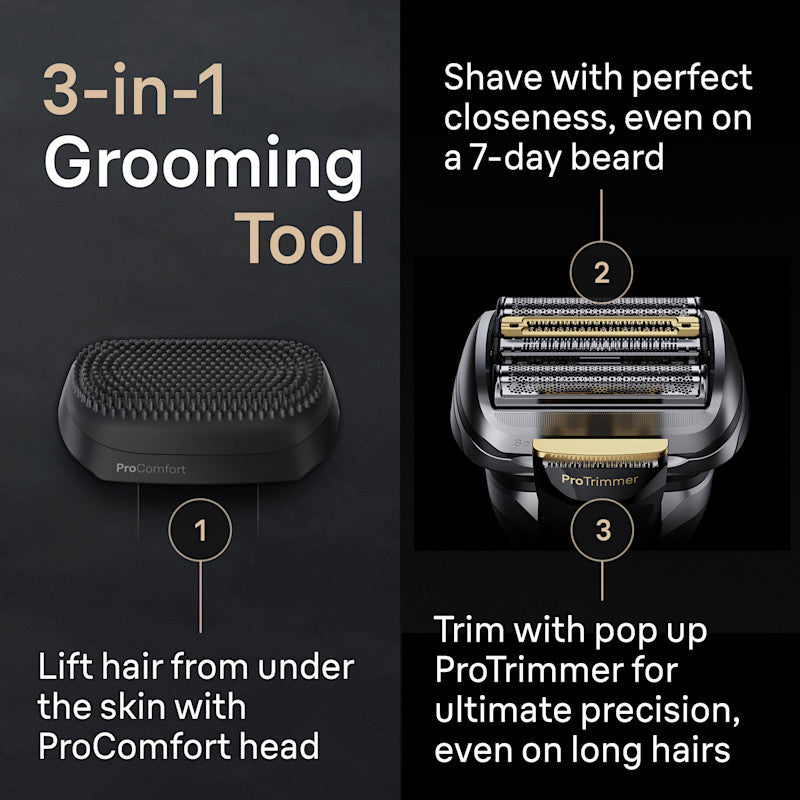 Series 9 PRO+ Electric Shaver with6-in-1 SmartCare Center ProComfort Head 9597cc